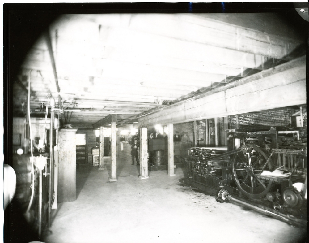 The press room at the Albany Democrat Herald.