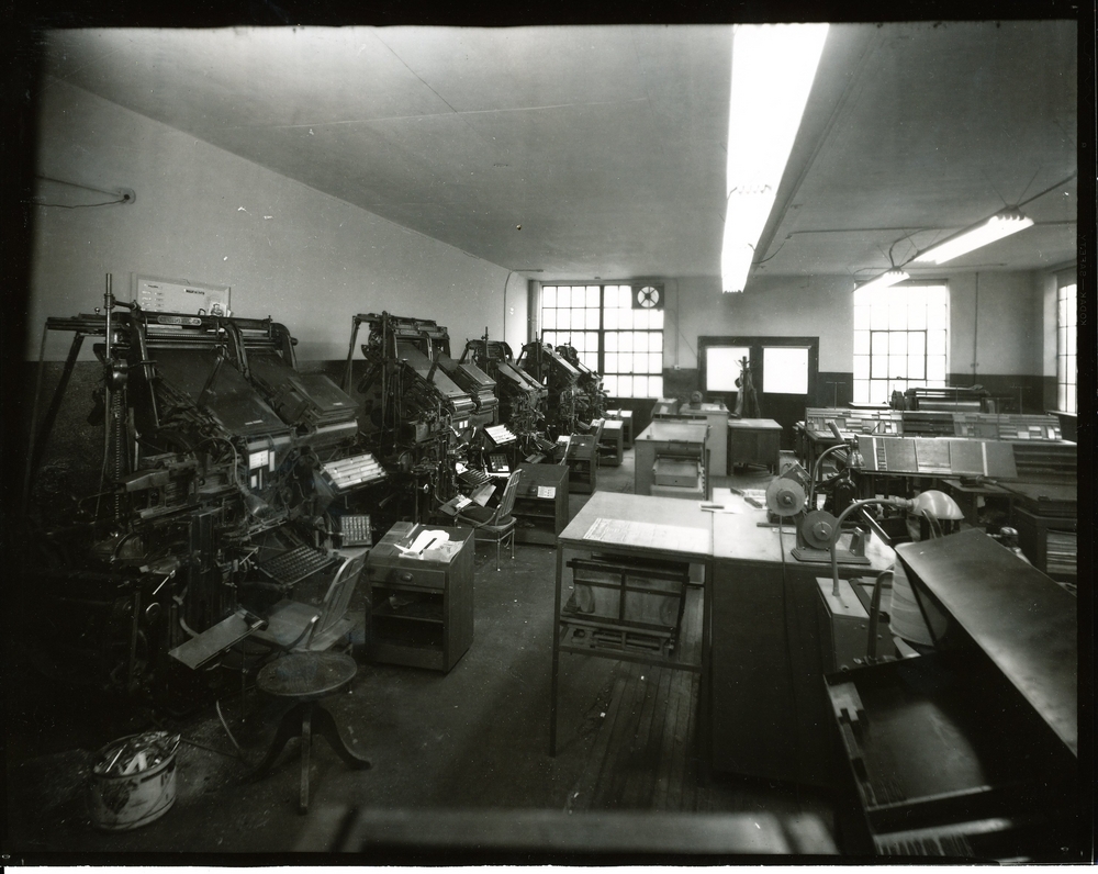 The print shop for the Albany Democrat Herald.