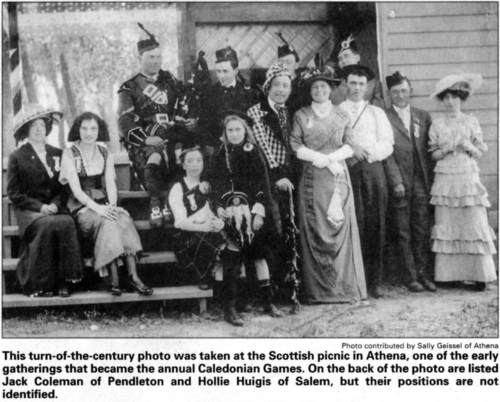 Caldonian Games in Athena, about 1900