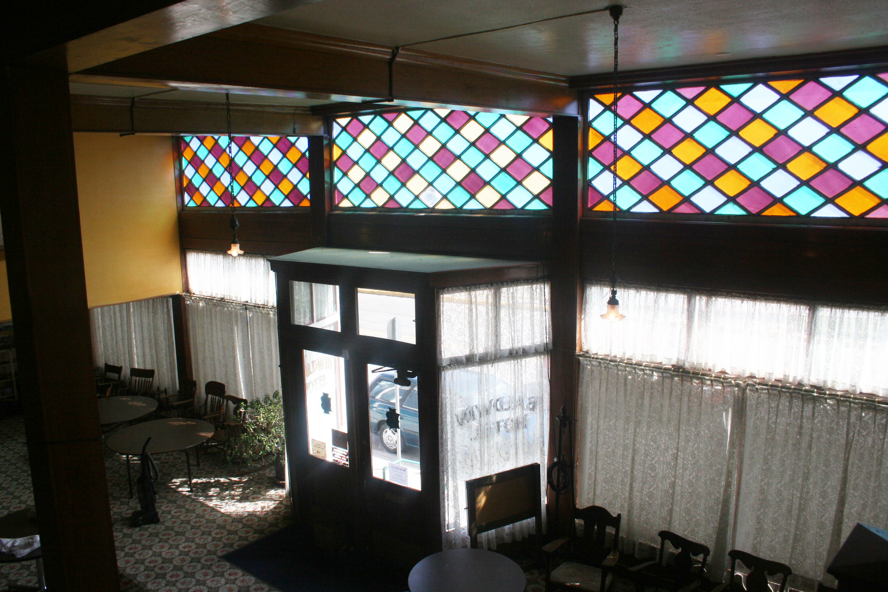 Baldwin Hotel entrance interior, 2009.
