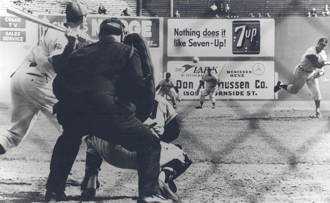 Portland Beavers opening day, April 1960