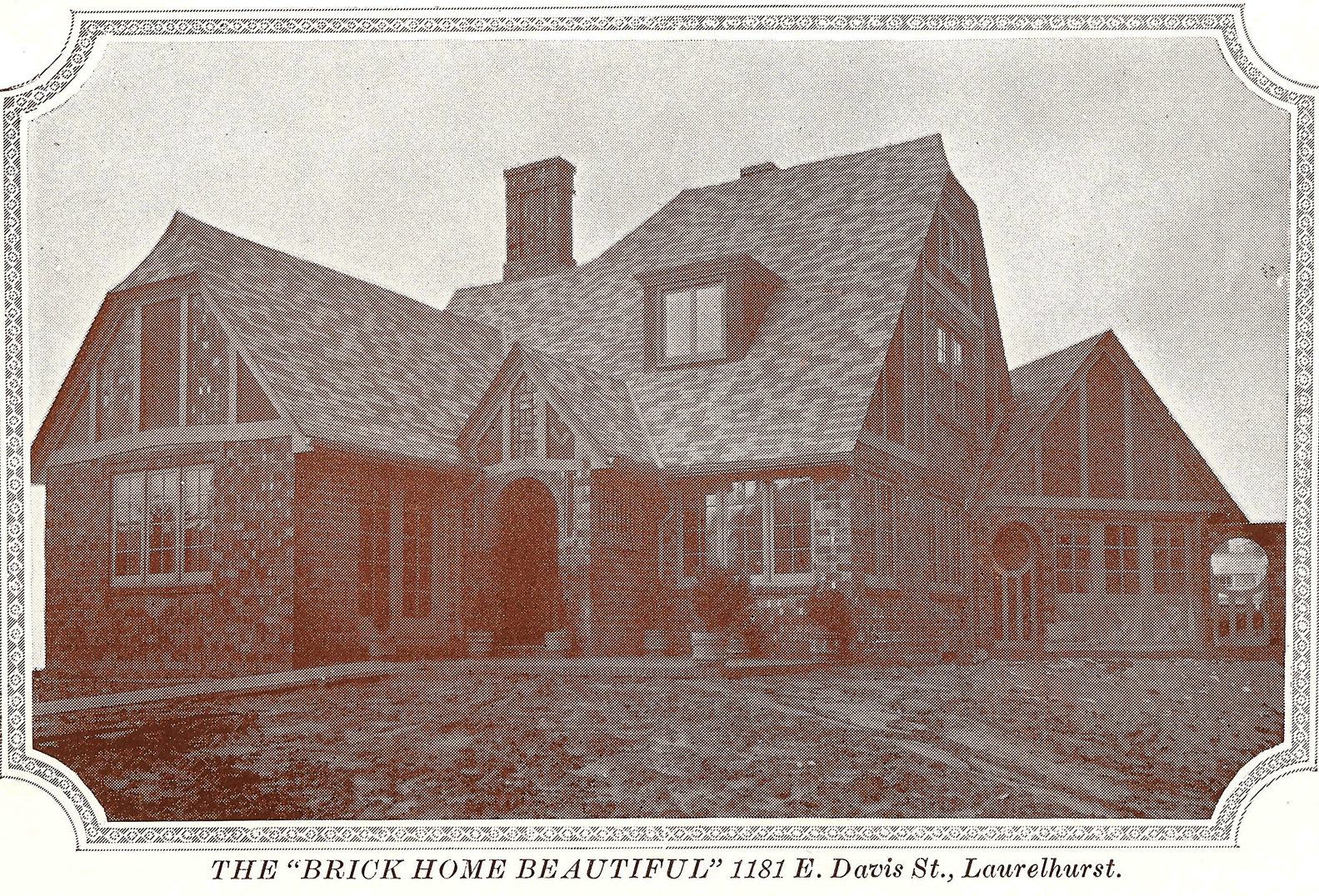 Brick House Beautiful, 4005 NE Davis St., Portland, 1923.