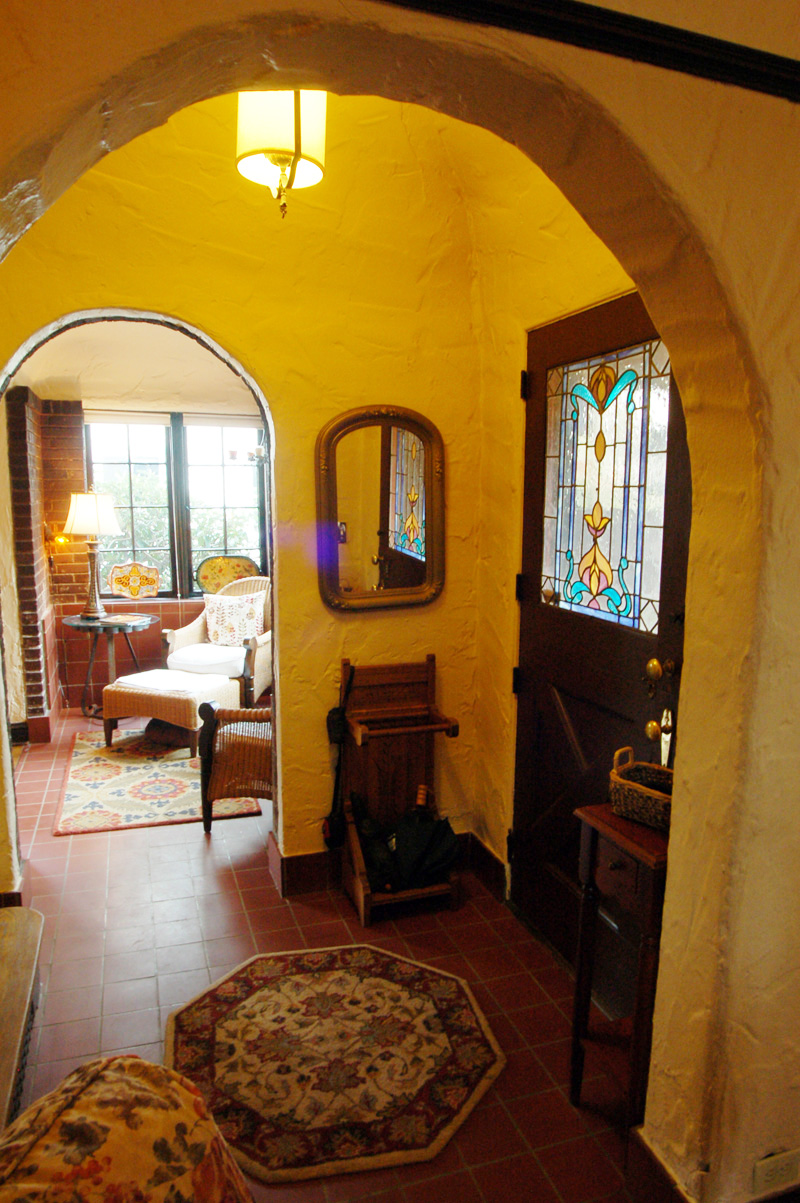 Brick House Beautiful entryway, 2011.