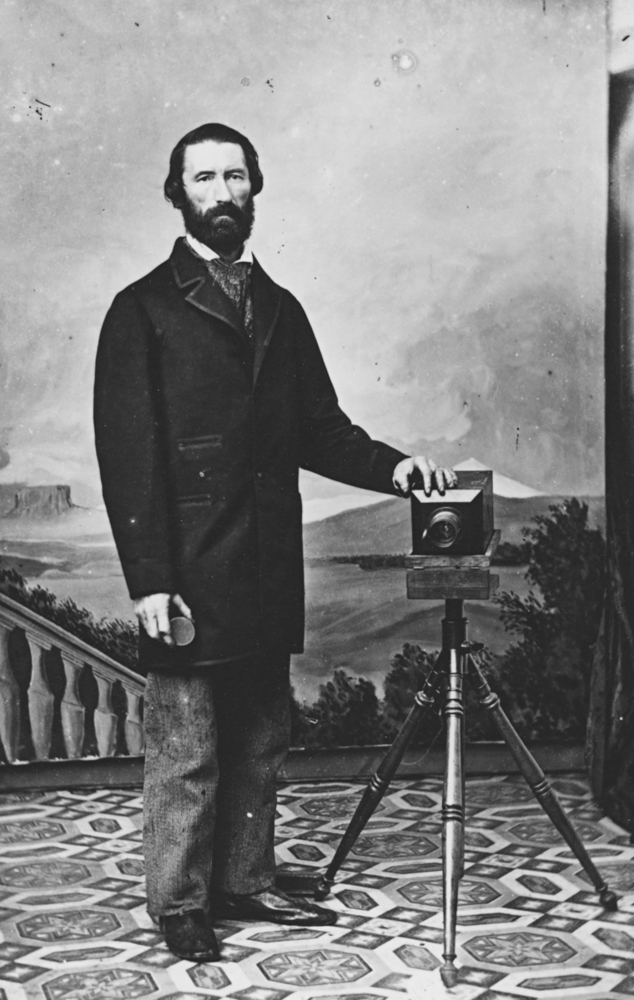 Peter Britt, self portrait.