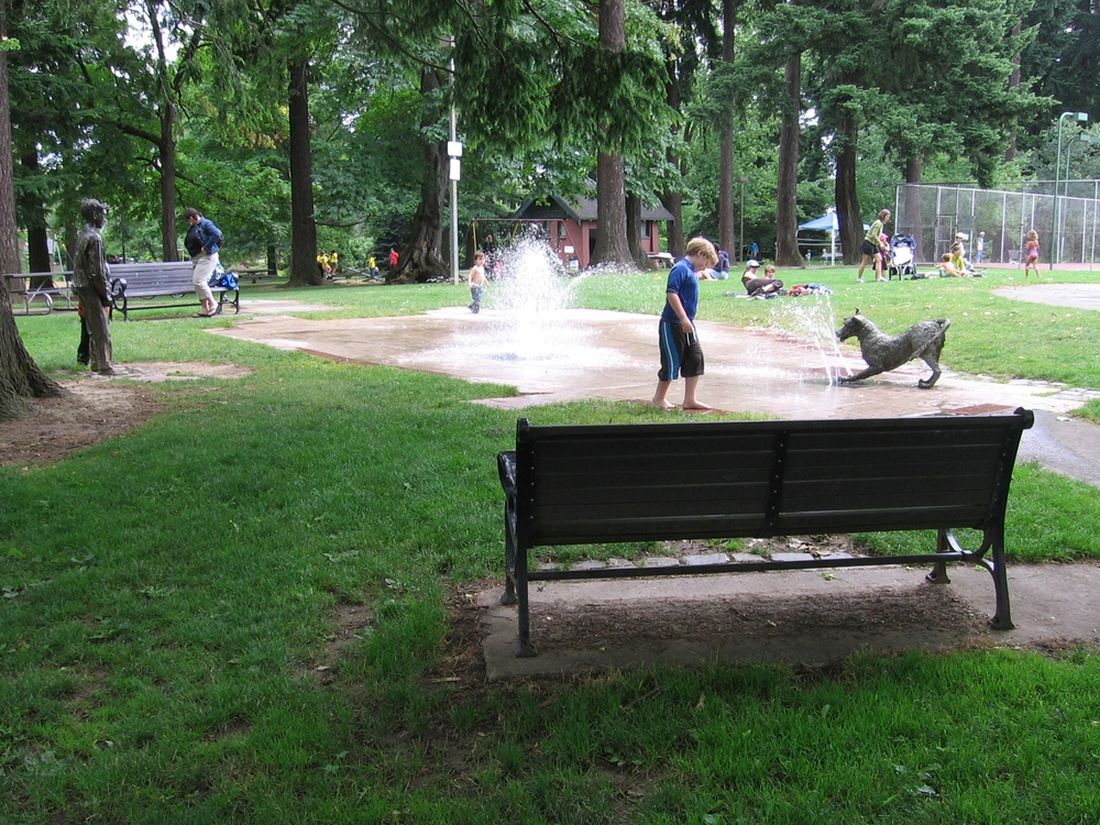 Beverly Cleary Sculpture Garden, June 2009.