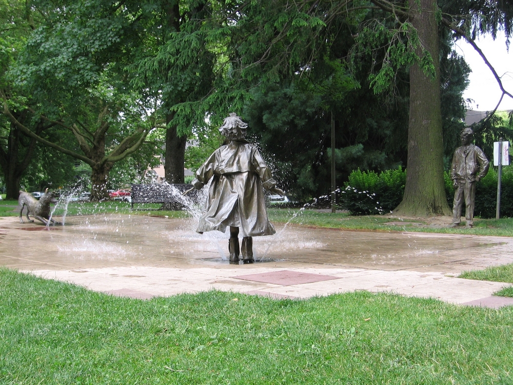 Beverly Cleary Sculpture Garden, June 2009.