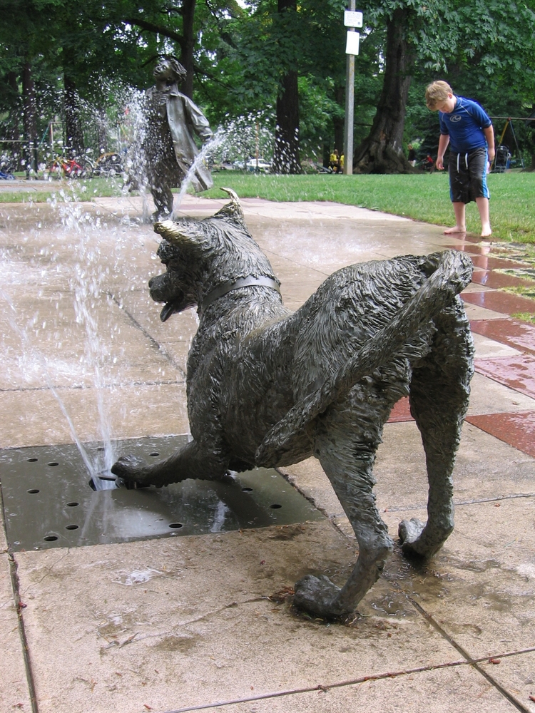 Beverly Cleary Sculpture Garden, June 2009.