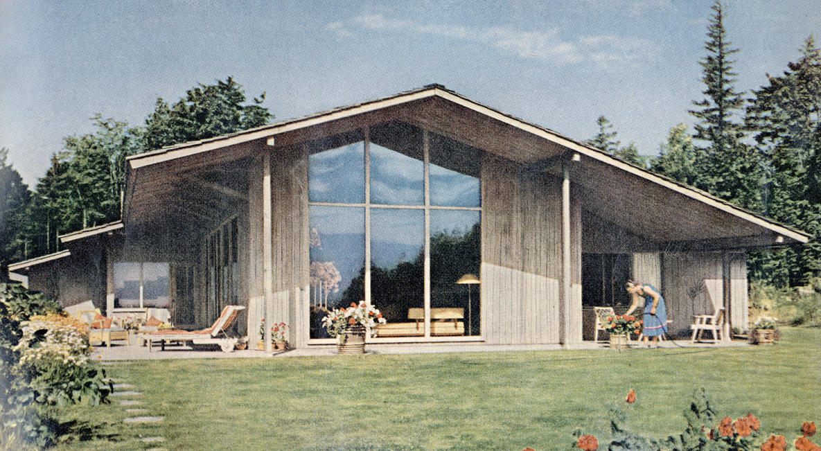 David Eyre house from July 1954 issue of Better Homes and Gardens magazine.