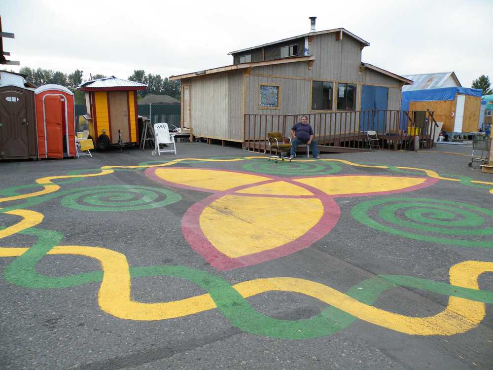 Dignity Village commons, 2008.