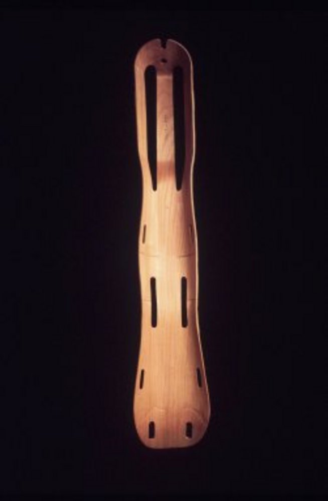Evans Products Company leg splint, designed by Charles Eames, 1940s.