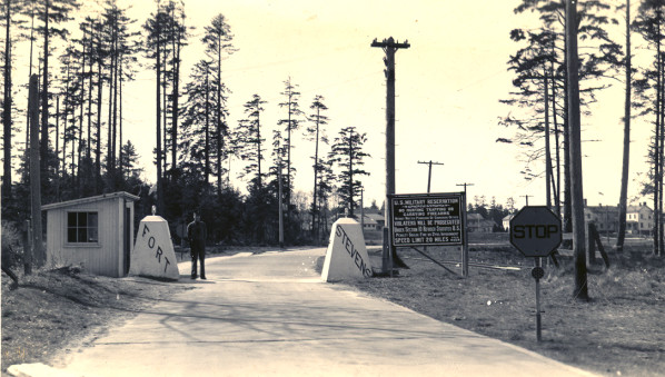 Fort Stevens entrance, 1938