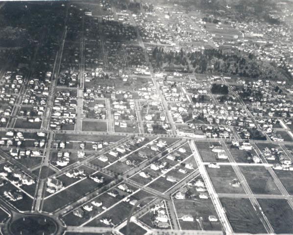 Laurelhurst, aerial, 1927
