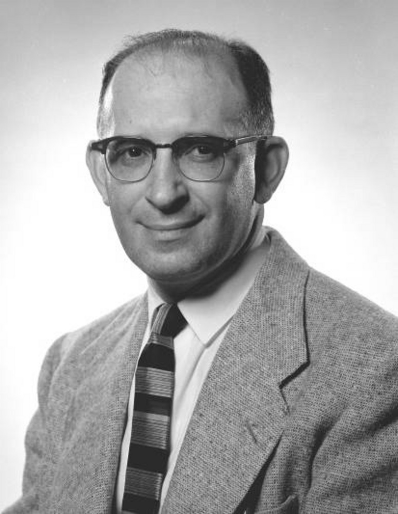 Bernard Malamud faculty portrait, 1958.