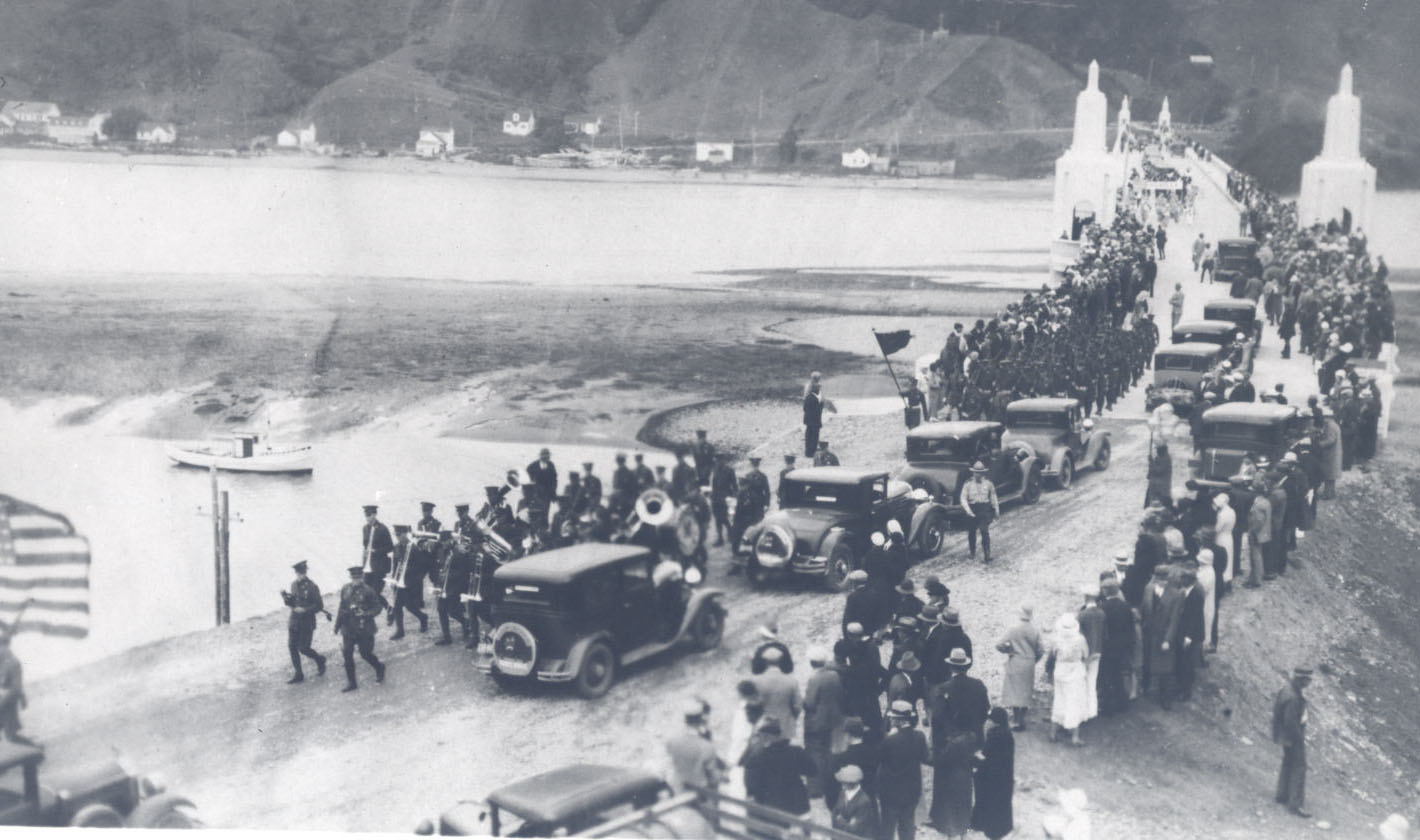 Rogue River Bridge dedication, 1932