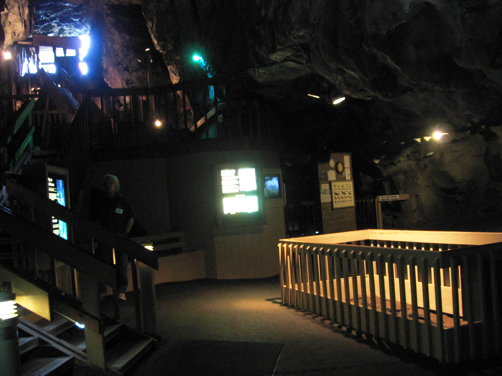 Sea Lion Caves interpretive area, July 2011.