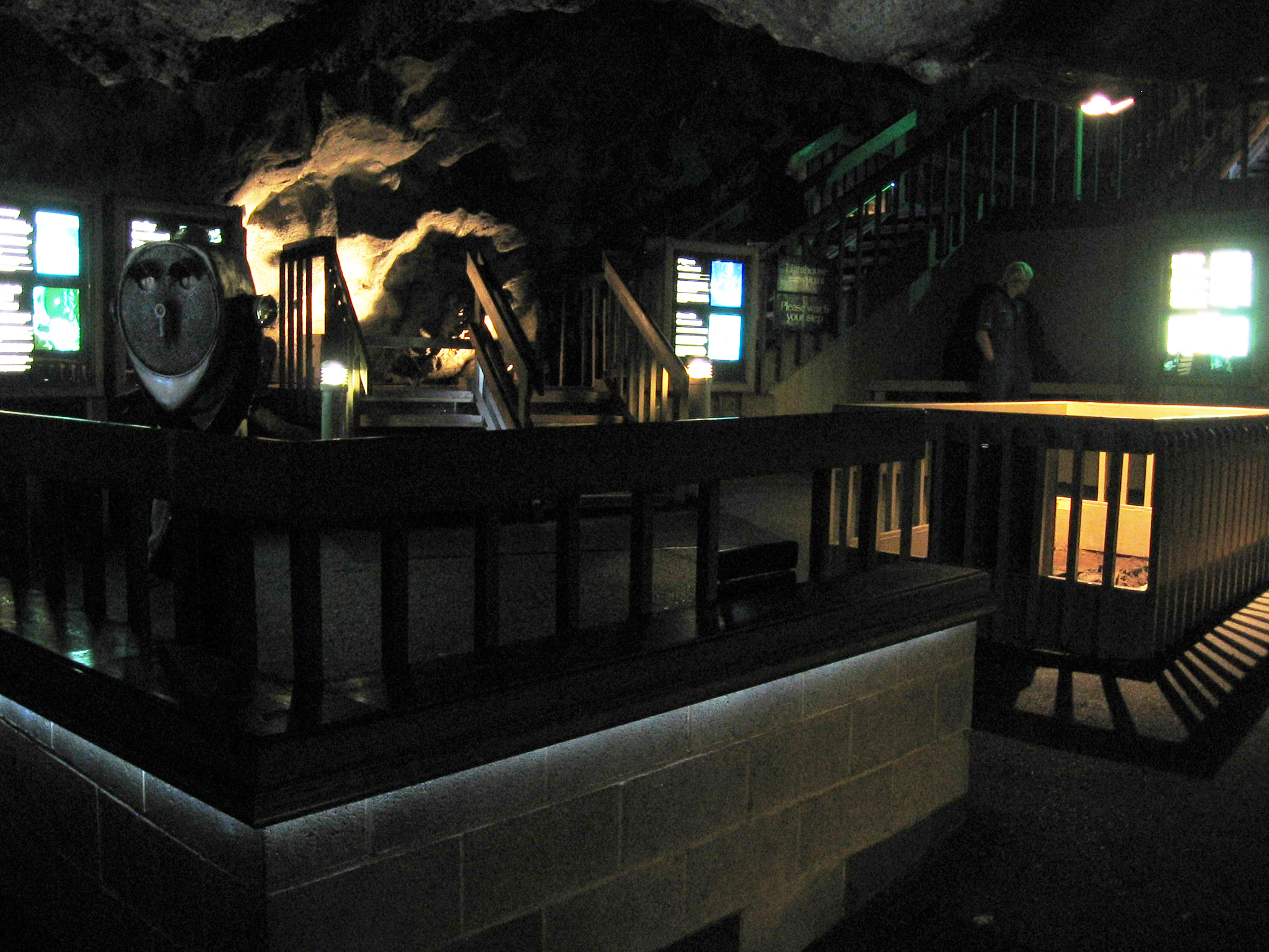 Sea Lion Caves interpretive area, July 2011.