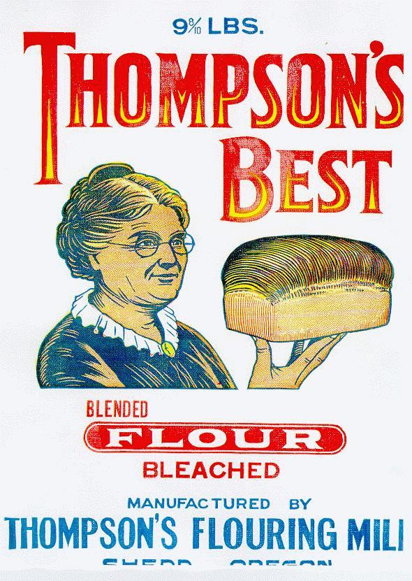 Thompson's Flouring Mills sack design.