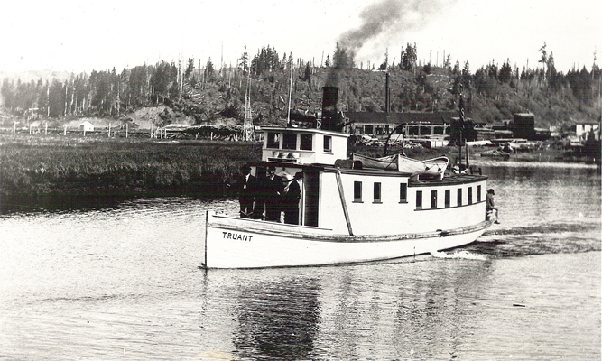 Jack Fogarty's boat "Truant," Toledo, about 1914.