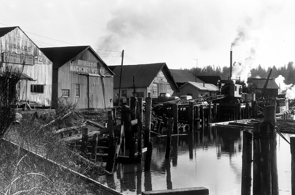 Repairing Port of Toledo's docks, 1960.