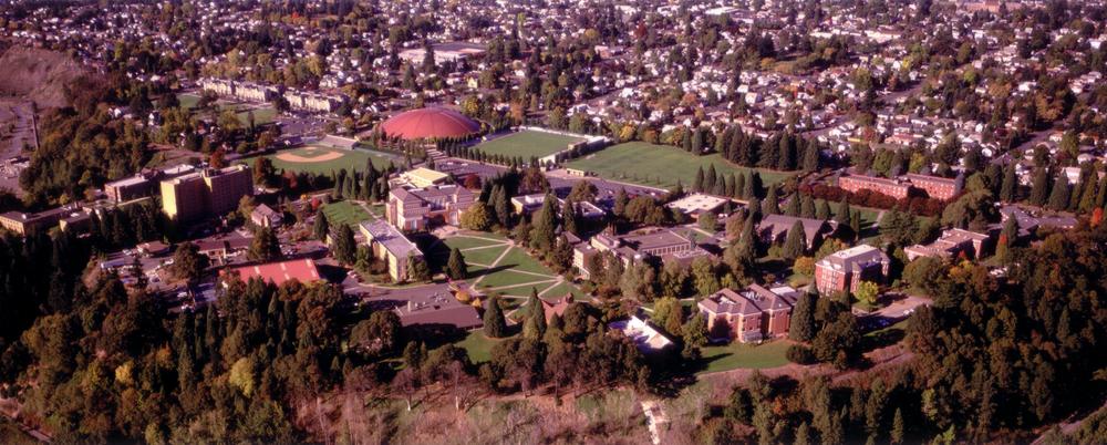 University of Portland campus, 2002.