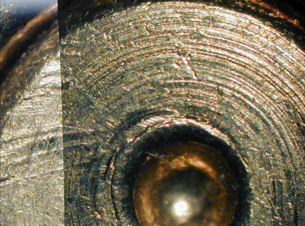 Bullet comparison at the USFWS Forensics Lab.