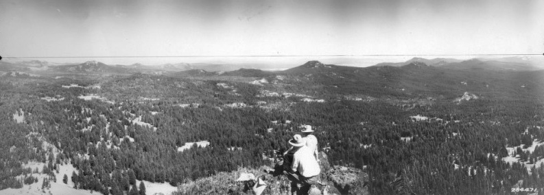 360 degree panoramic view from Union Peak, 1933.