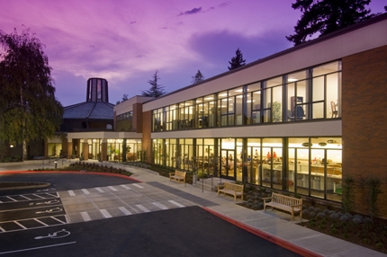 McGuire Auditorium during 2008 remodel.