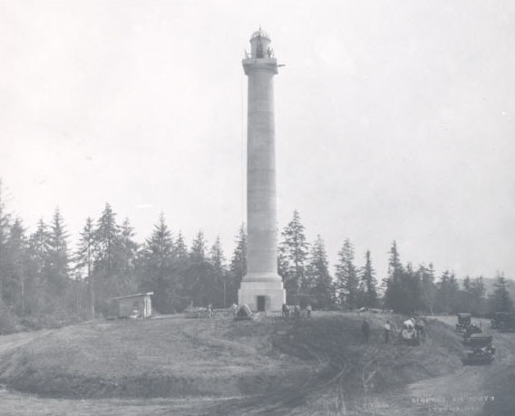 Astoria Column, construction,1926