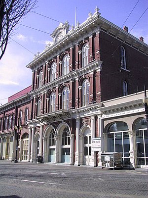 Cast iron buildings in Portland