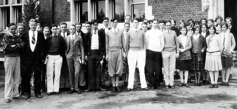 Reed students, 1920