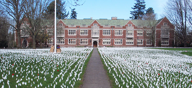 Reed College, Iraq War protest, 2007