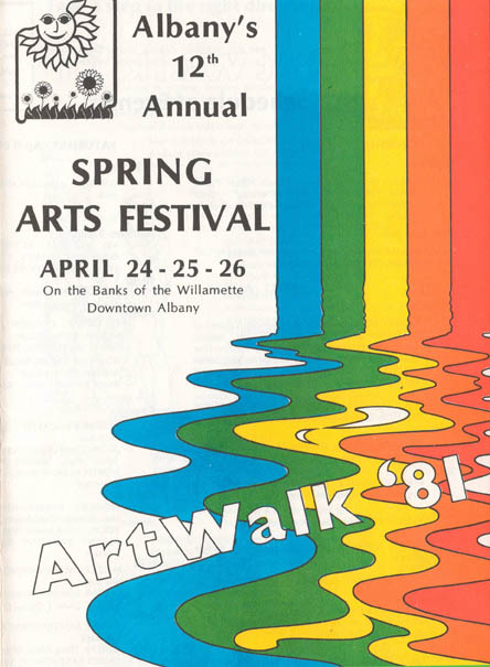 Arts Festival ArtWalk program, 1981