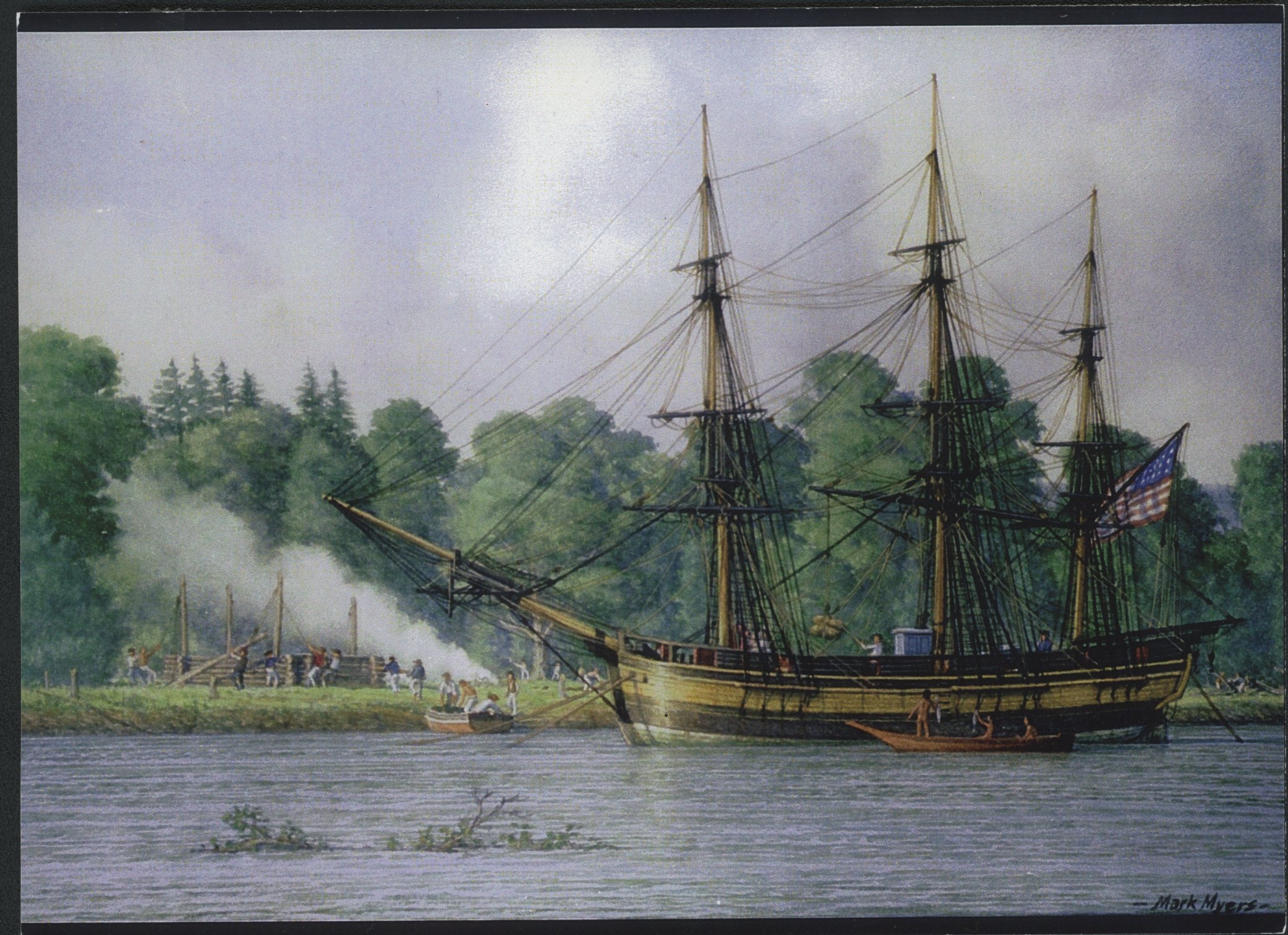 Watercolour by Mark Myers, 2006