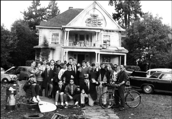 Cast at Delta House, 1977