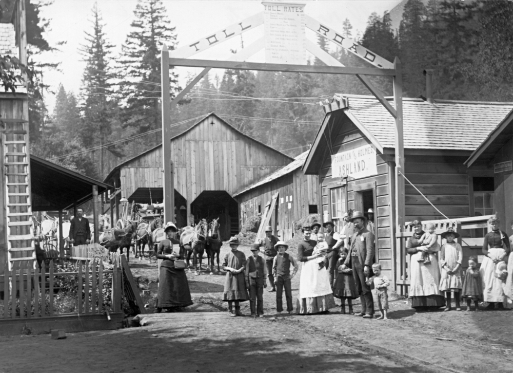Ashland Toll Road gate.