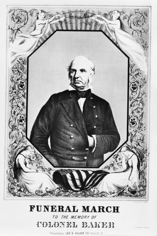 Cover page of Col. Baker Funeral March.