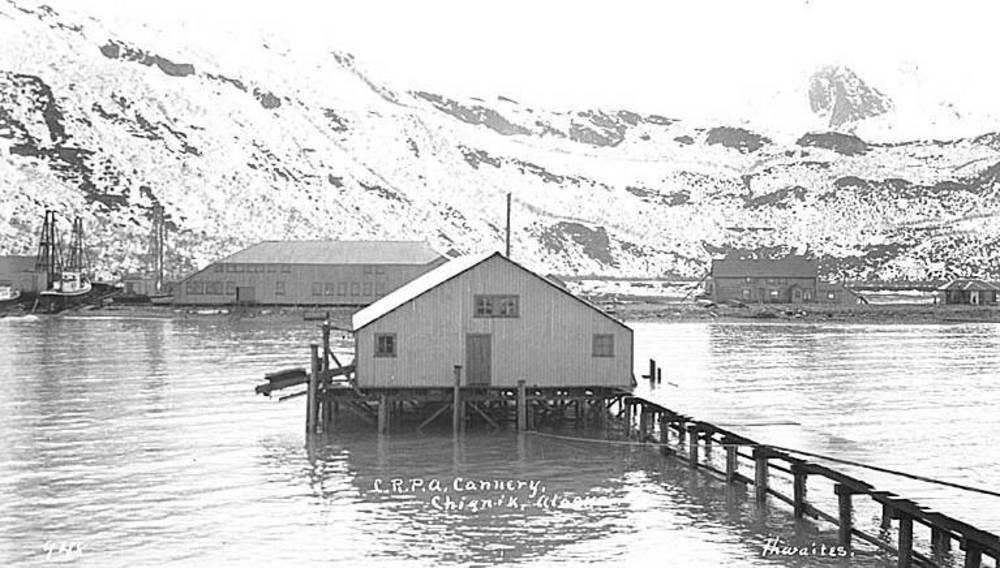 CRPA cannery, Chignik, Alaska, about 1912