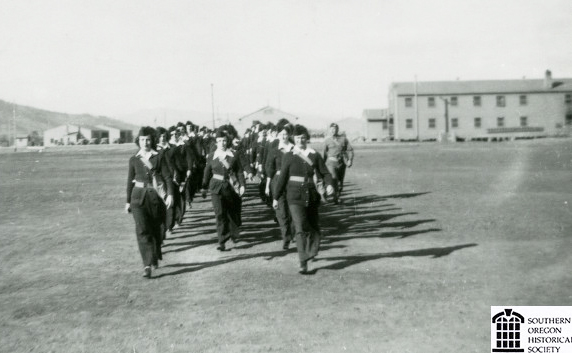 Nurses from 79th General Hospital at Camp White, 1943.