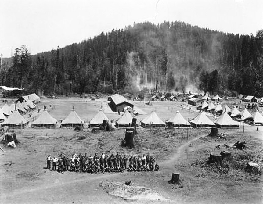 Recruits from Nebraska arrived at CCC Camp Coquille in 1933.