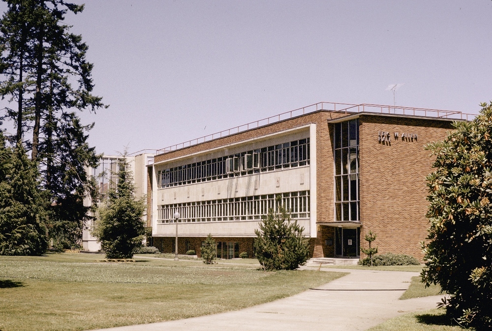 Eric W. Allen Hall, University of Oregon.