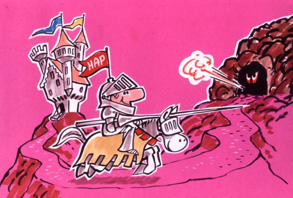 Housing Authority of Portland cartoon, 1976.
