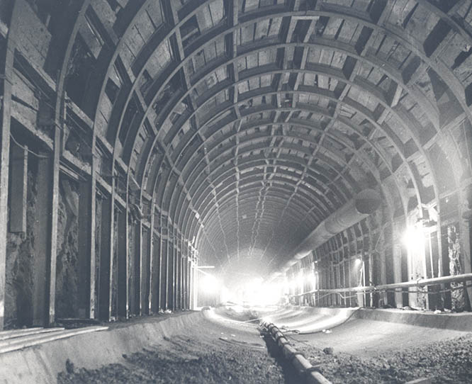 North Fork Dam tunnel