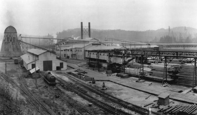 Oregon-American mill at Vernonia, 1927.