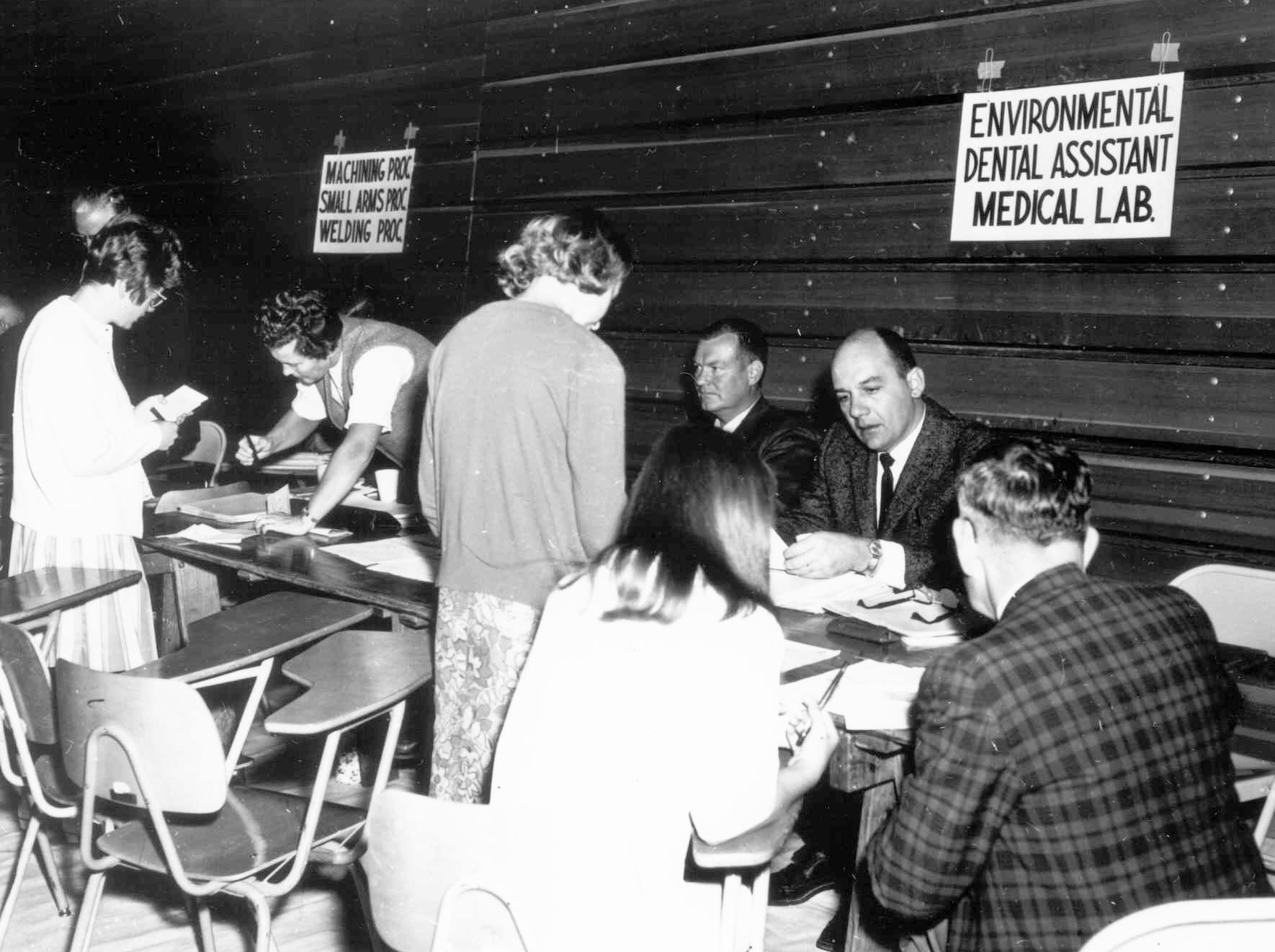 OIT registration, 1960s.
