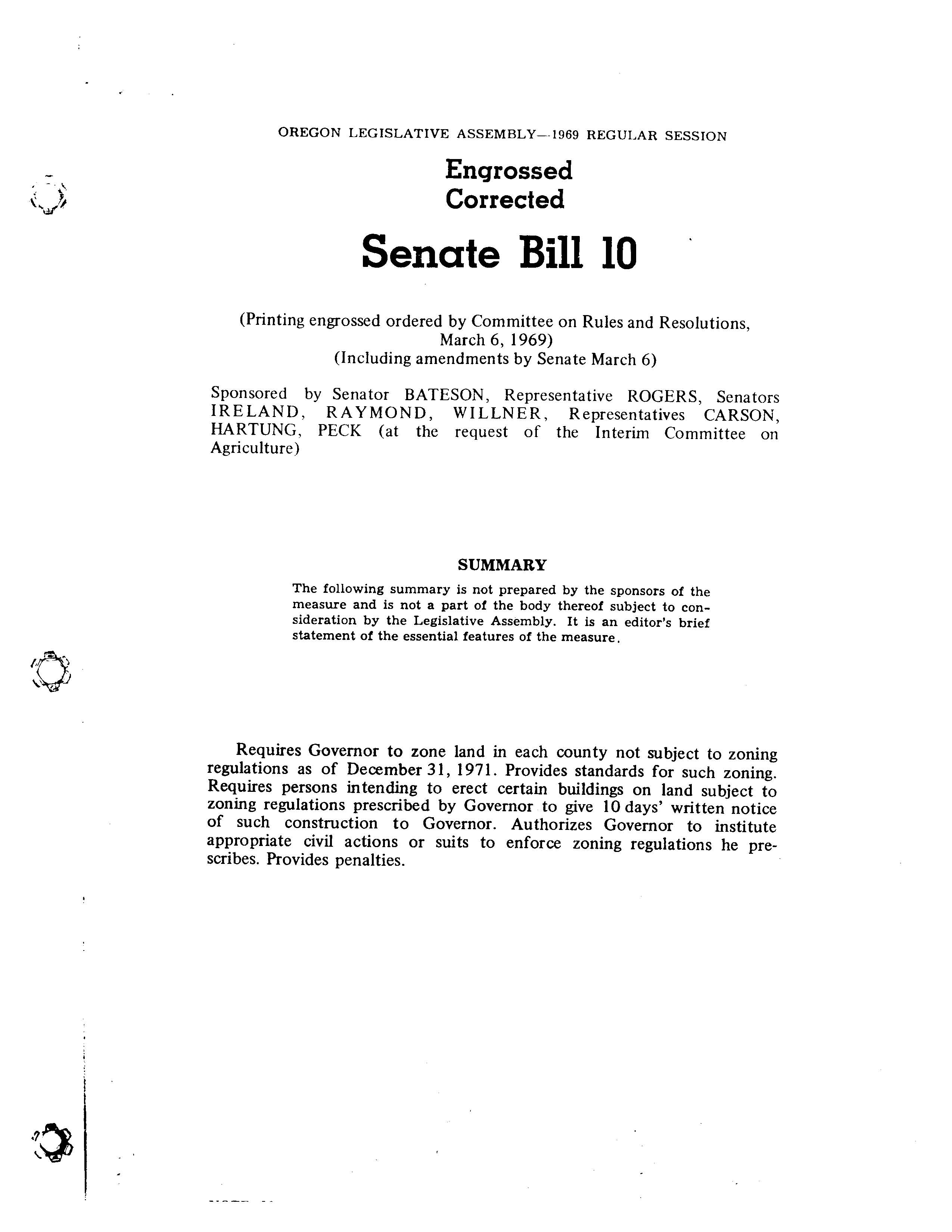 Senate Bill 10