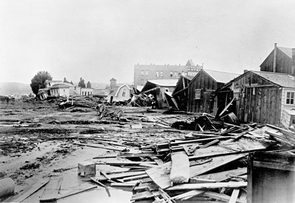 Heppner Flood damage on June 14th, 1903.