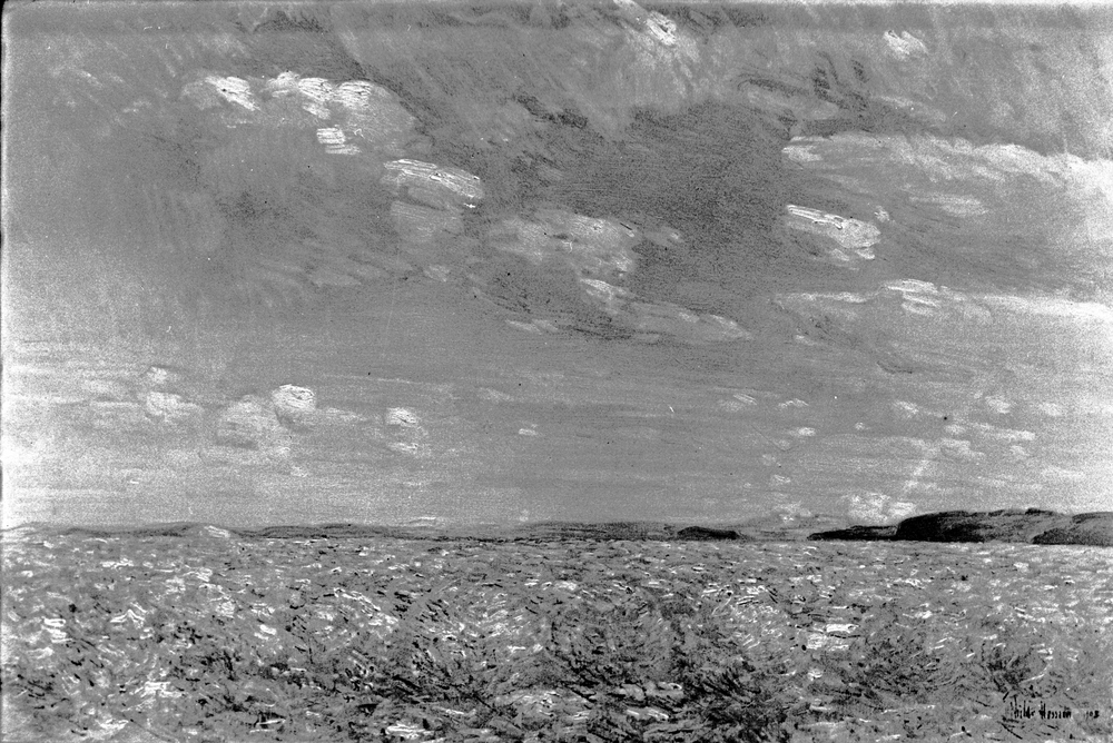 "Afternoon Sky, Harney Desert" painting by Childe Hassam.