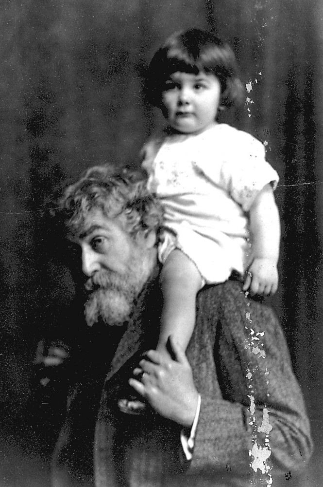 C.E.S. Wood with son Erskine