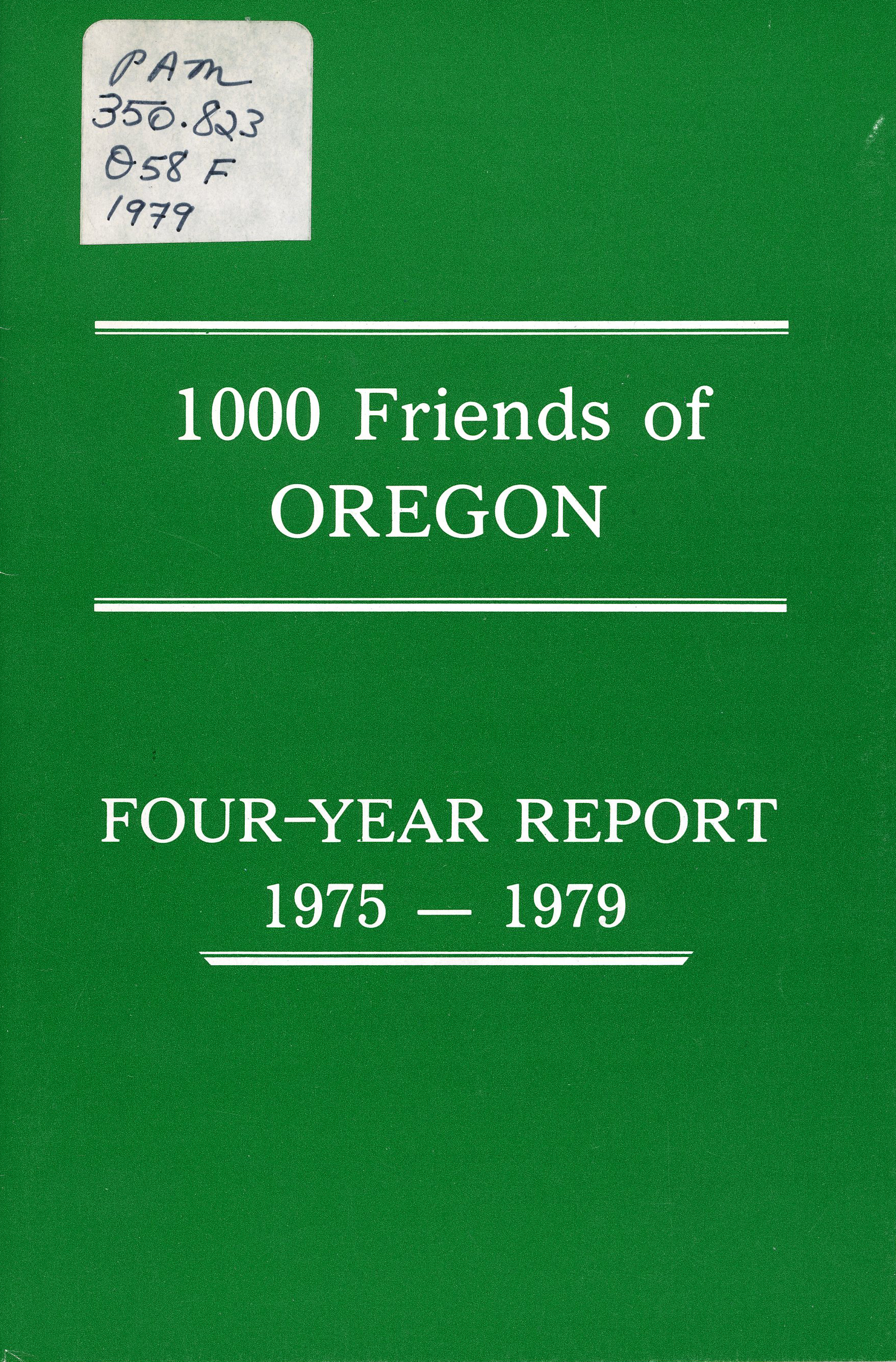 1000 Friends of Oregon (Test edit)