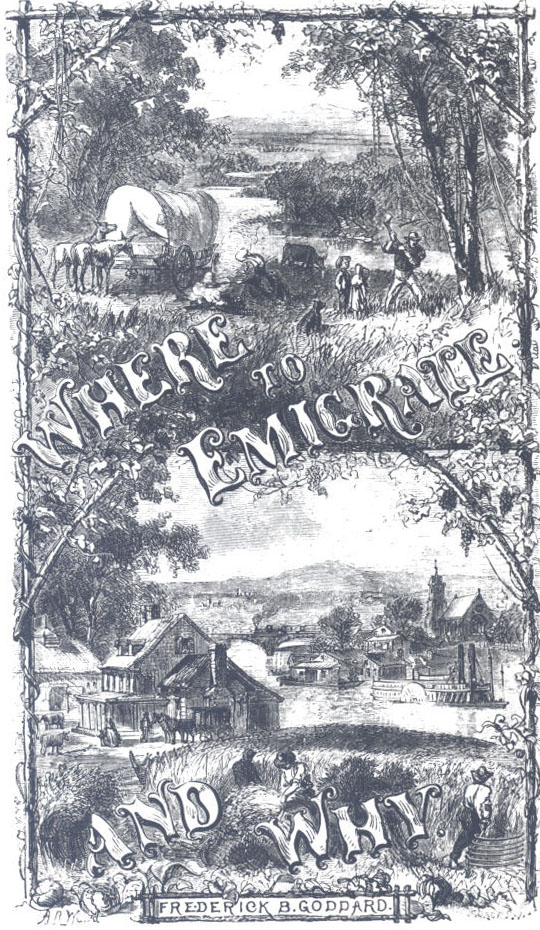 Pamphlets like these both encouraged and guided emigrants to resettle in the West.
